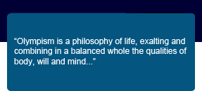 Olympic ideals quote